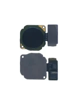 Huawei Y6 2019 İle Uyumlu Parmak İzi Okuyucu Esnek Kablolu (Siyah)