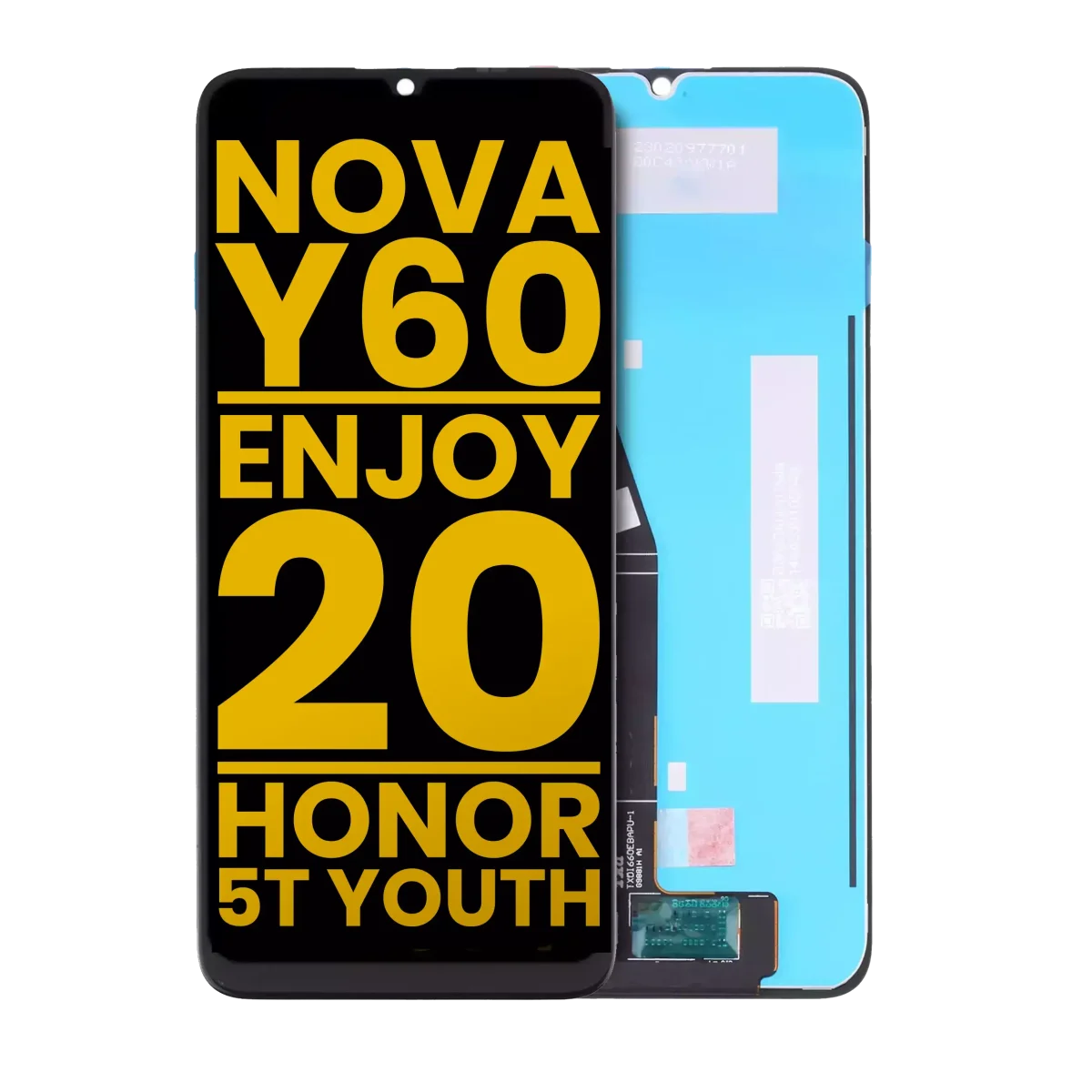 Huawei Y60 İle Uyumlu Ekran Dokunmatik Çerçevesiz ekran %100 Orijinal (Tüm Renkler Uyumlu) - Görsel 1