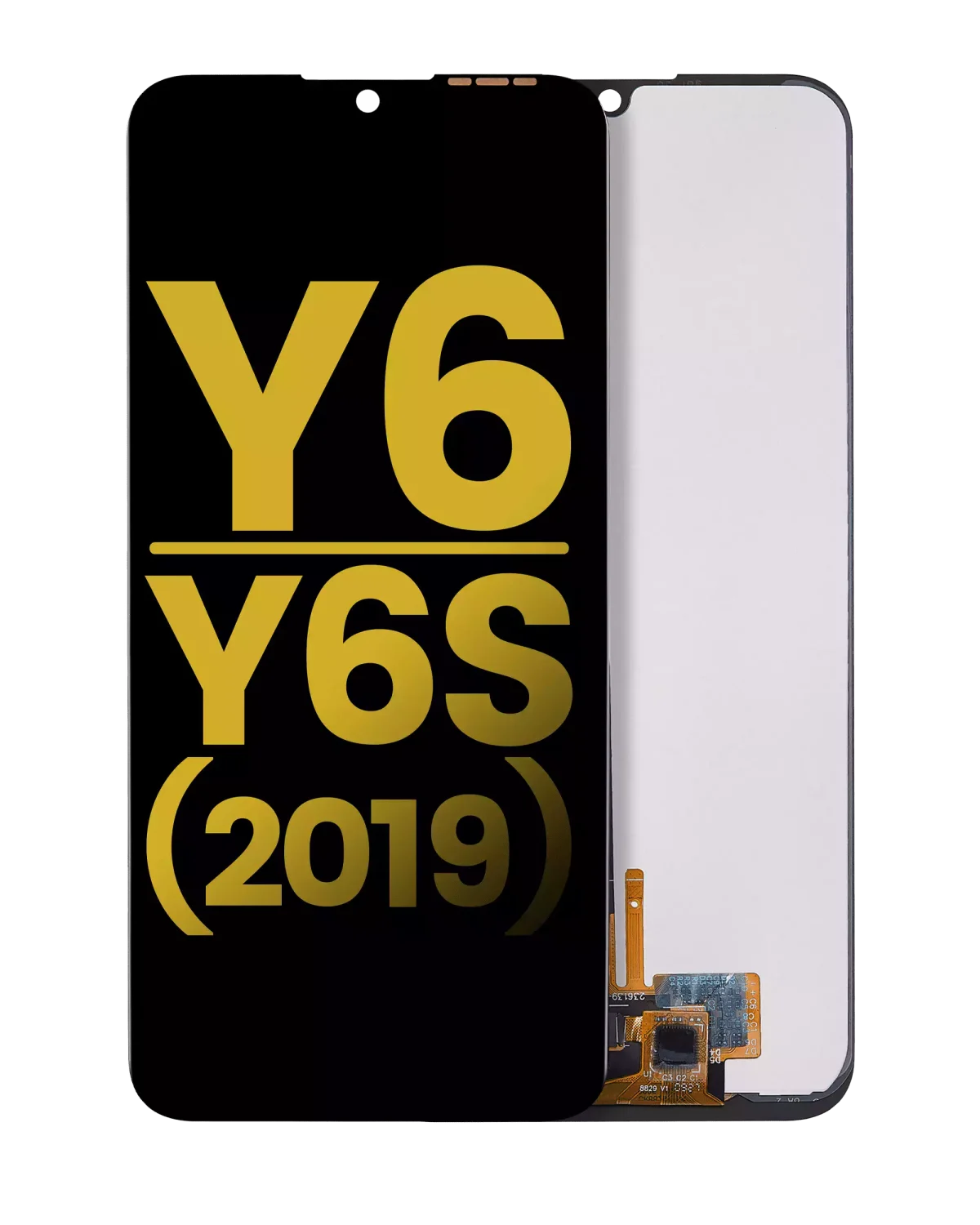 Huawei Y6s İle Uyumlu Ekran Dokunmatik Çerçevesiz ekran %100 Orijinal (Tüm Renkler Uyumlu)