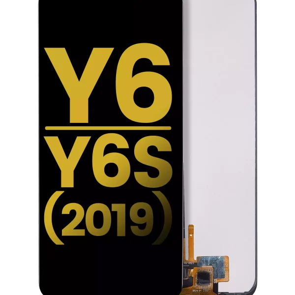 Huawei Y6s İle Uyumlu Ekran Dokunmatik Çerçevesiz ekran %100 Orijinal (Tüm Renkler Uyumlu)