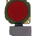 Huawei Y7 2019 İle Uyumlu Parmak İzi Okuyucu Esnek Kablolu (Mercan Kırmızısı)