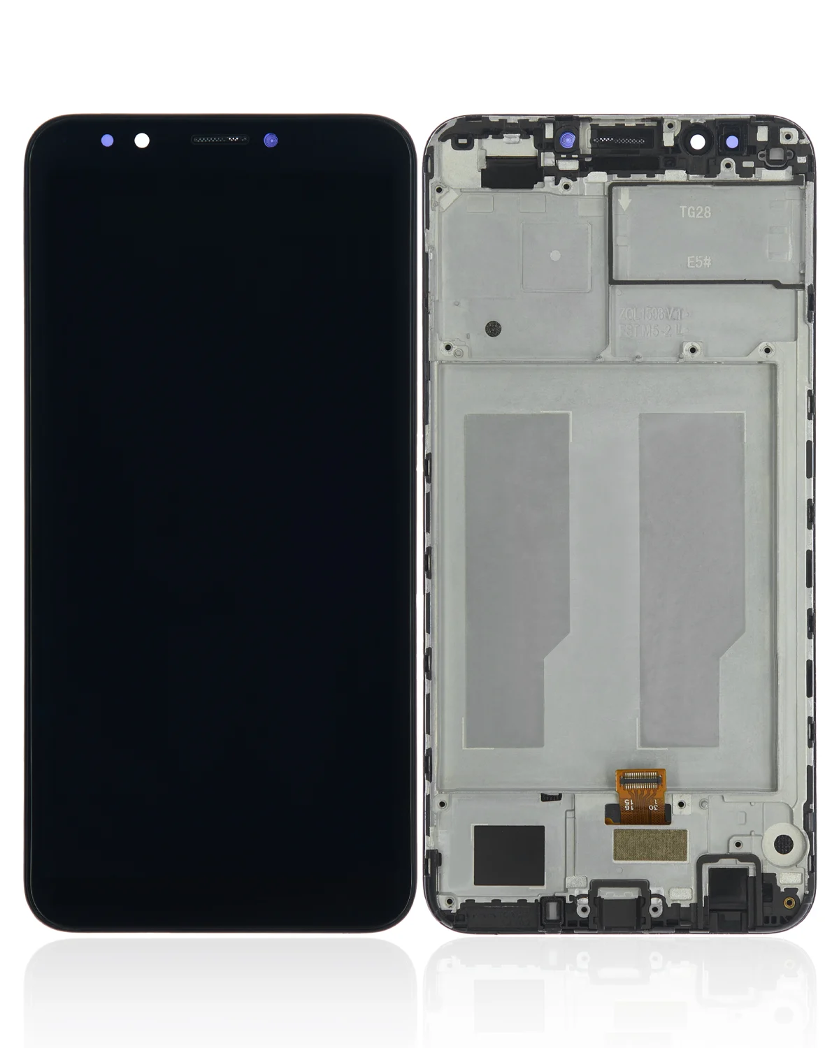 Huawei Y7 Prime İle Uyumlu Ekran Dokunmatik Çerçeveli ekran  (2018) %100 Orijinal (Siyah) - Görsel 1