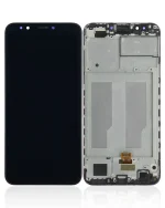 Huawei Y7 Prime İle Uyumlu Ekran Dokunmatik Çerçeveli ekran  (2018) %100 Orijinal (Siyah)
