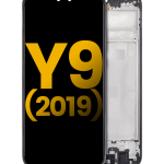 Huawei Y9 İle Uyumlu Ekran Dokunmatik 2019 %100 Orijinal (Gece ​​Yarısı Siyahı) Çerçeveli ekran
