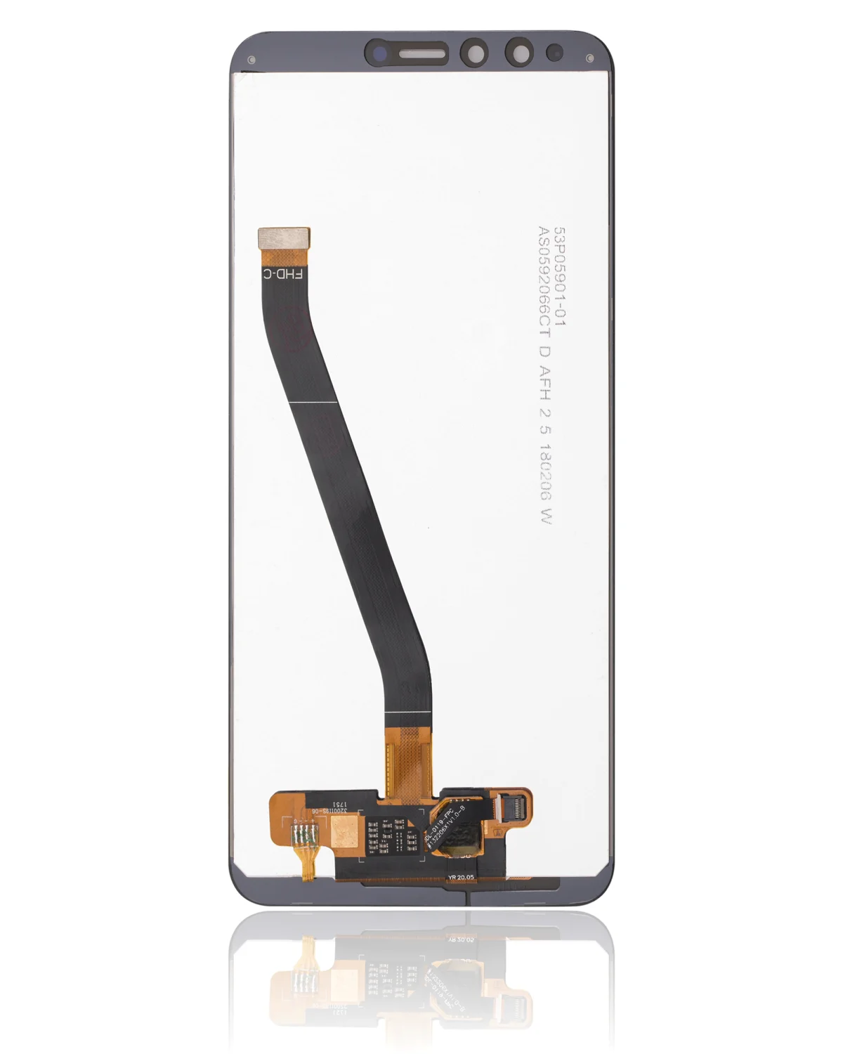 Huawei Y9 İle Uyumlu Ekran Dokunmatik Çerçevesiz Amoled ekran (2018) %100 Orijinal (Siyah) - Görsel 4