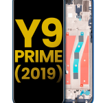 Huawei Y9 Prime 2019 İle Uyumlu Ekran Dokunmatik  Çerçeveli ekran  %100 Orijinal (Safir Mavisi)