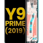 Huawei Y9 Prime 2019 İle Uyumlu Ekran Dokunmatik Çerçeveli ekran %100 Orijinal (Zümrüt Yeşili)
