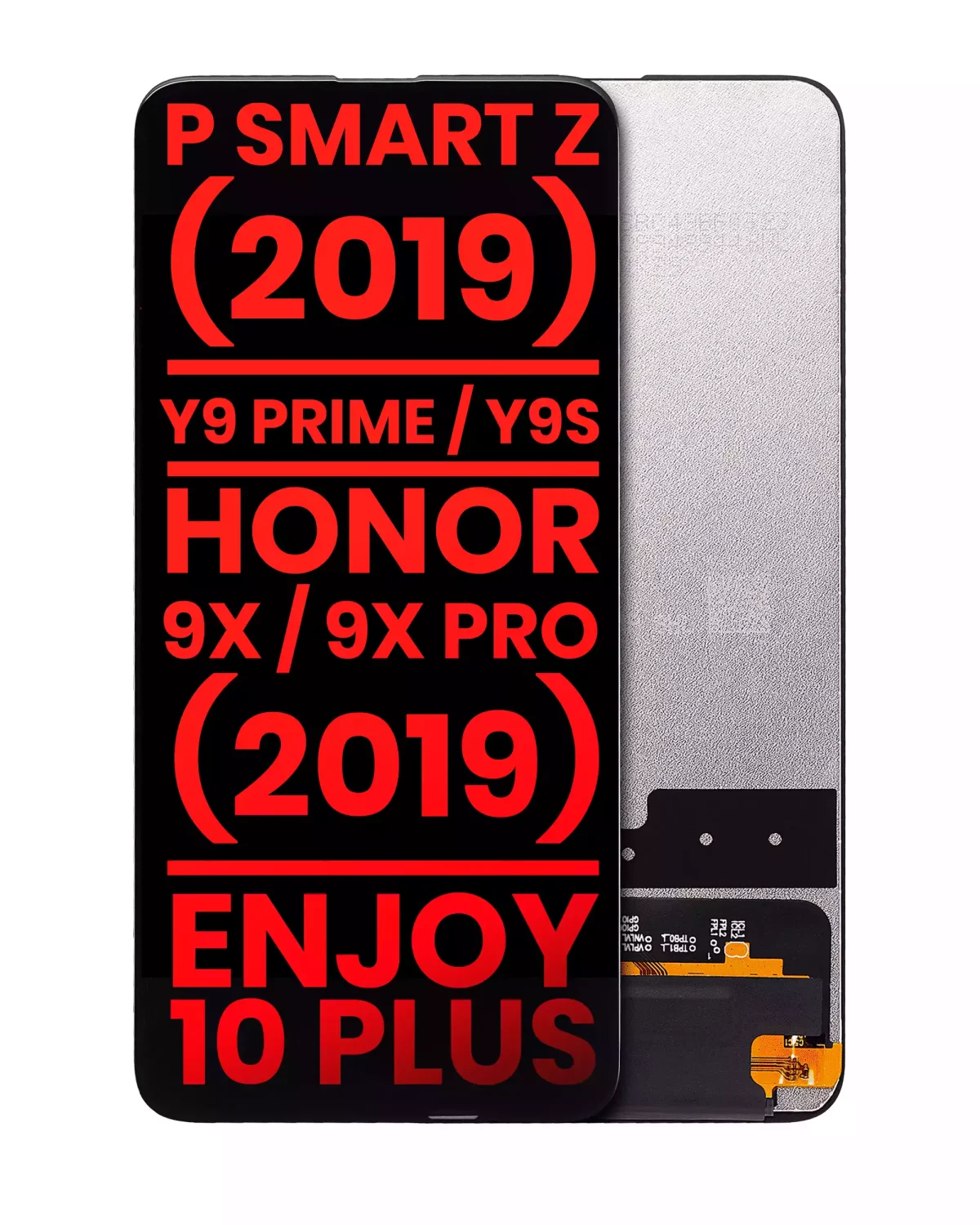 Huawei Y9 Prime 2019 İle Uyumlu Ekran Dokunmatik Çerçevesiz (A Plus) (Tüm Renkler Uyumlu) - Görsel 6