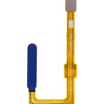 Huawei Y9S İle Uyumlu Parmak İzi Okuyucu Esnek Kablolu (Mavi)