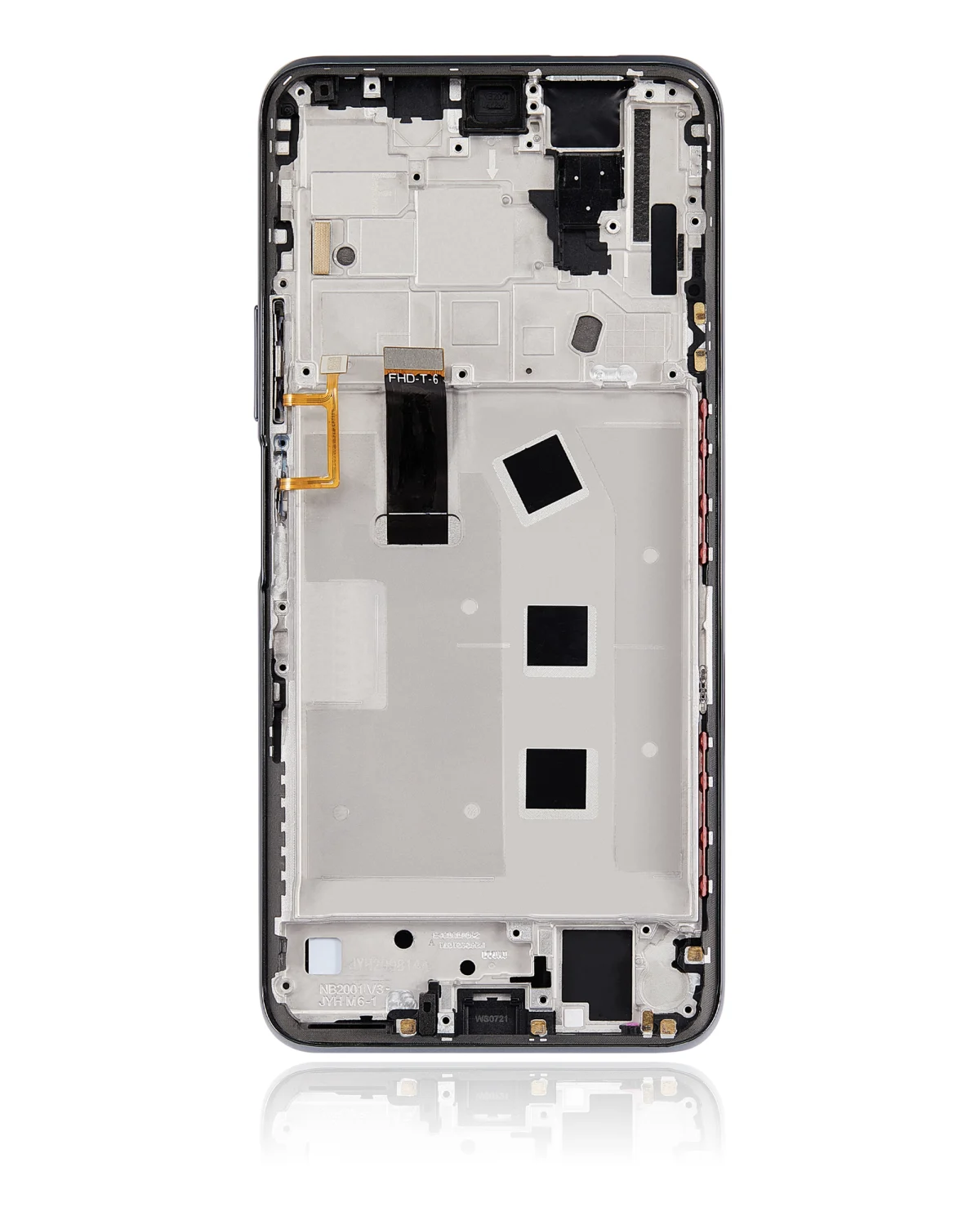 Huawei Y9a İle Uyumlu Ekran Dokunmatik Çerçeveli ekran %100 Orijinal (Siyah) - Görsel 3