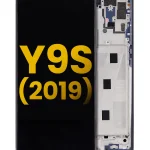 Huawei Y9s İle Uyumlu Ekran Dokunmatik Çerçeveli ekran %100 Orijinal (Gece ​​Yarısı Siyahı)