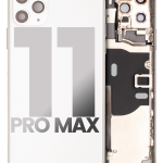 Iphone 11 Pro Max ile Uyumlu Arka Muhafaza Küçük Bileşenlerle Önceden Takılmış ile Uyumlu Kullanılmış  Çekme: Sınıf C Gümüş