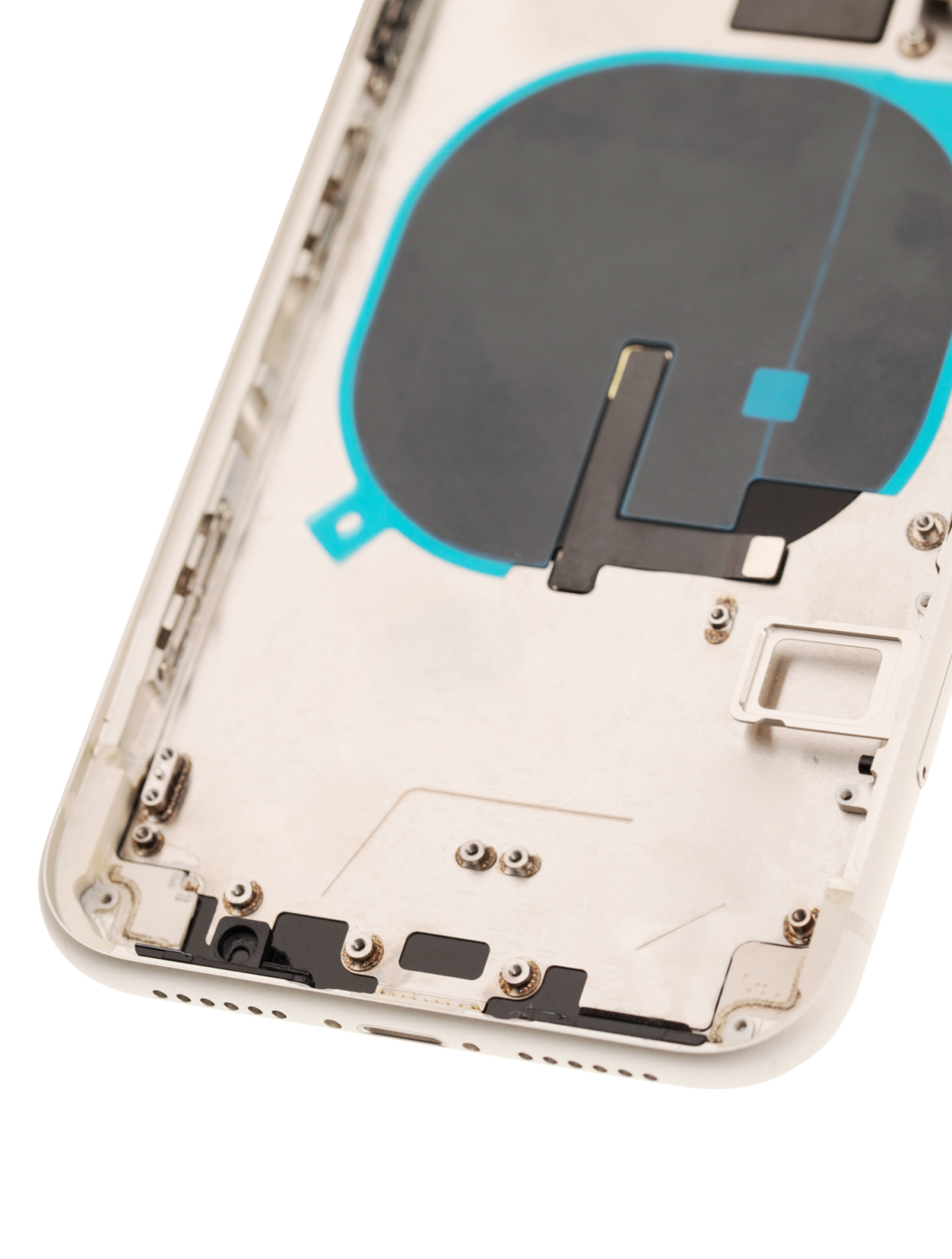 Iphone 11 Pro Max ile Uyumlu Arka Muhafaza Küçük Bileşenlerle Önceden Takılmış ile Uyumlu Kullanılmış  Çekme:  Gümüş - Görsel 3