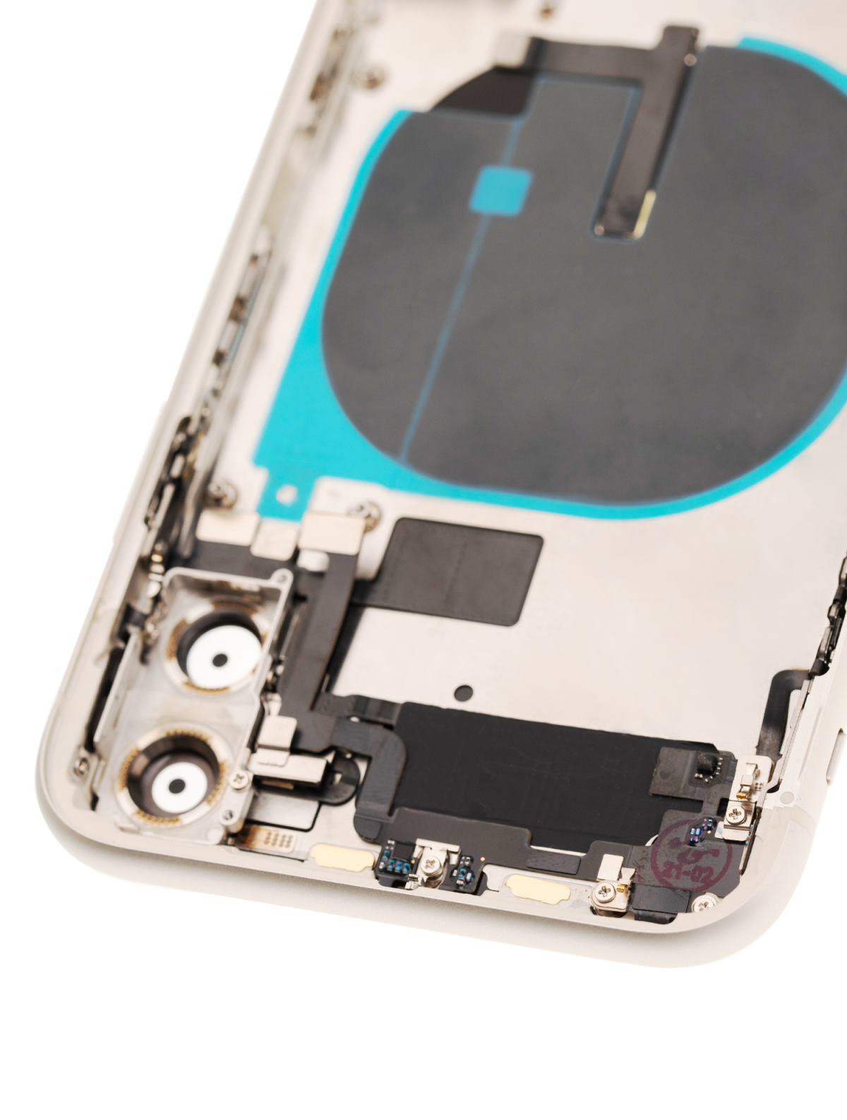 Iphone 11 Pro Max ile Uyumlu Arka Muhafaza Küçük Bileşenlerle Önceden Takılmış ile Uyumlu Kullanılmış  Çekme:  Gümüş - Görsel 4