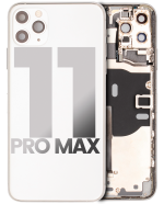 Iphone 11 Pro Max ile Uyumlu Arka Muhafaza Küçük Bileşenlerle Önceden Takılmış ile Uyumlu Kullanılmış  Çekme:  Gümüş - Görsel 5