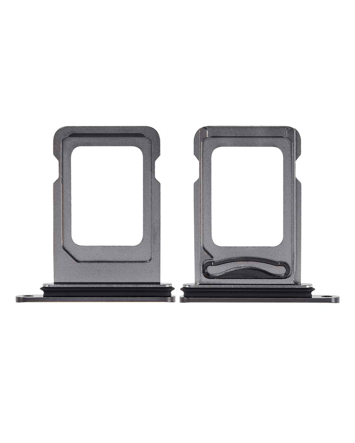 Iphone 11 Pro Max ile Uyumlu Çift Sim Kart Tepsisi / 11 Pro Max Mat Uzay Grisi ile Uyumlu - Görsel 3