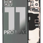 Iphone 11 Pro Max ile Uyumlu Kasa Bileşenler Önceden Takılmış ile Uyumlu Kasa  Gece ​​Yarısı Yeşili