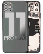 Iphone 11 Pro Max ile Uyumlu Kasa Bileşenler Önceden Takılmış ile Uyumlu Kasa  Gece ​​Yarısı Yeşili