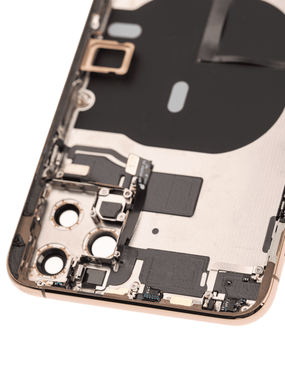 Iphone 11 Pro Max ile Uyumlu Kasa Bileşenler Önceden Takılmış ile Uyumlu Kasa  Gold - Görsel 3