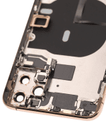 Iphone 11 Pro Max ile Uyumlu Kasa Bileşenler Önceden Takılmış ile Uyumlu Kasa  Gold - Görsel 3