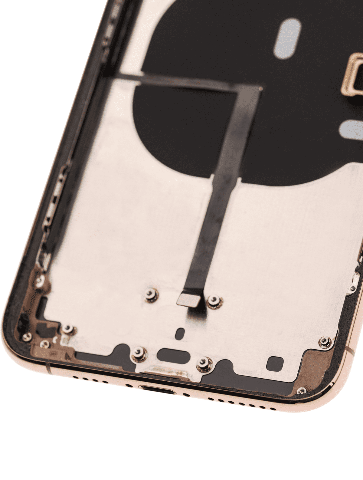 Iphone 11 Pro Max ile Uyumlu Kasa Bileşenler Önceden Takılmış ile Uyumlu Kasa  Gold - Görsel 4