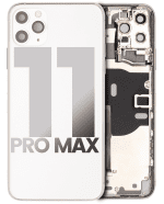 Iphone 11 Pro Max ile Uyumlu Kasa Bileşenler Önceden Takılmış ile Uyumlu Kasa  Gümüş