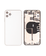 Iphone 11 Pro Max ile Uyumlu Kasa Bileşenler Önceden Takılmış ile Uyumlu Kasa  Gümüş - Görsel 5
