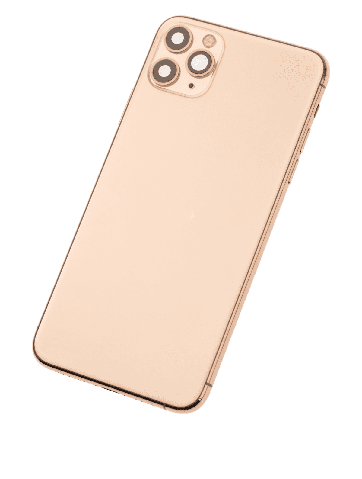 Iphone 11 Pro Max ile Uyumlu Kasa Bileşenler Önceden Takılmış ile Uyumlu Kasa Kasa Gold - Görsel 2