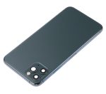 Iphone 11 Pro Max ile Uyumlu Küçük Bileşenler Önceden Takılmış Arka Muhafaza Logo Yok Plus Gece ​​Yarısı Yeşili ile Uyumlu - Görsel 4