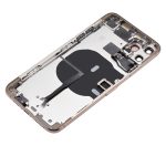 Iphone 11 Pro Max ile Uyumlu Küçük Bileşenler Önceden Takılmış Arka Muhafaza Logo Yok Plus Gold ile Uyumlu - Görsel 5