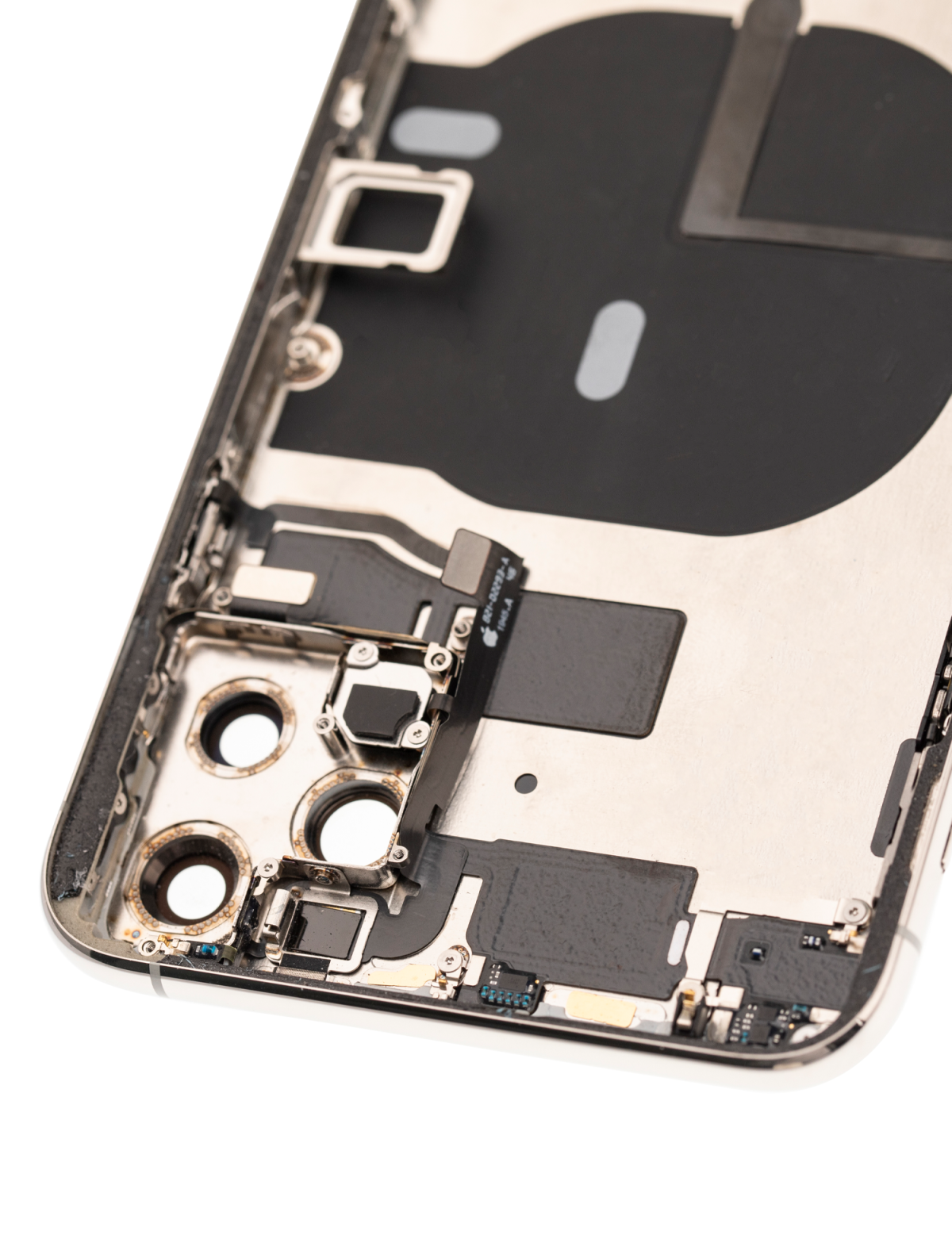 Iphone 11 Pro Max ile Uyumlu Küçük Bileşenler Önceden Takılmış Arka Muhafaza ile Uyumlu Kullanılmış  Çekme: Sınıf A Gümüş - Görsel 4