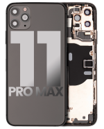Iphone 11 Pro Max ile Uyumlu Küçük Bileşenler Önceden Takılmış Arka Muhafaza ile Uyumlu Kullanılmış  Çekme: Sınıf A Uzay Grisi