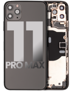 Iphone 11 Pro Max ile Uyumlu Küçük Bileşenler Önceden Takılmış Arka Muhafaza ile Uyumlu Kullanılmış  Çekme: Sınıf C Uzay Grisi