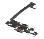 Iphone 11 Pro Max ile Uyumlu Şarj Portu Girişli Mifrofon Filmi Şarj Filmi Premium Gold - Görsel 3