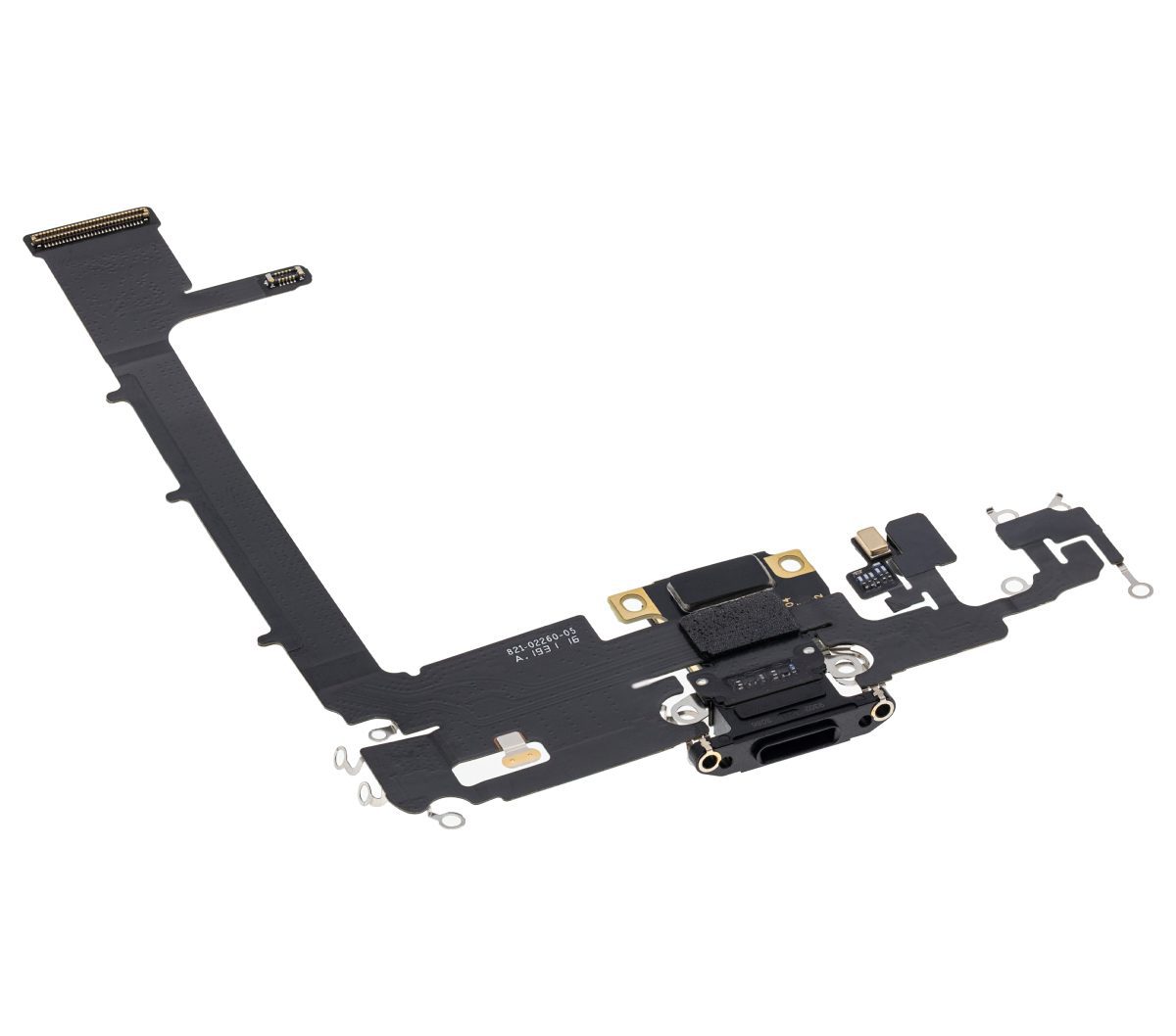 Iphone 11 Pro Max ile Uyumlu Şarj Portu Girişli Mifrofon Filmi Şarj Filmi Premium Uzay Grisi - Görsel 4