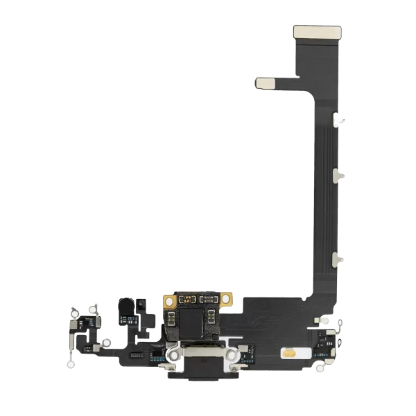 Iphone 11 Pro Max ile Uyumlu Şarj Portu Girişli Mifrofon Filmi Şarj Filmi Premium Uzay Grisi