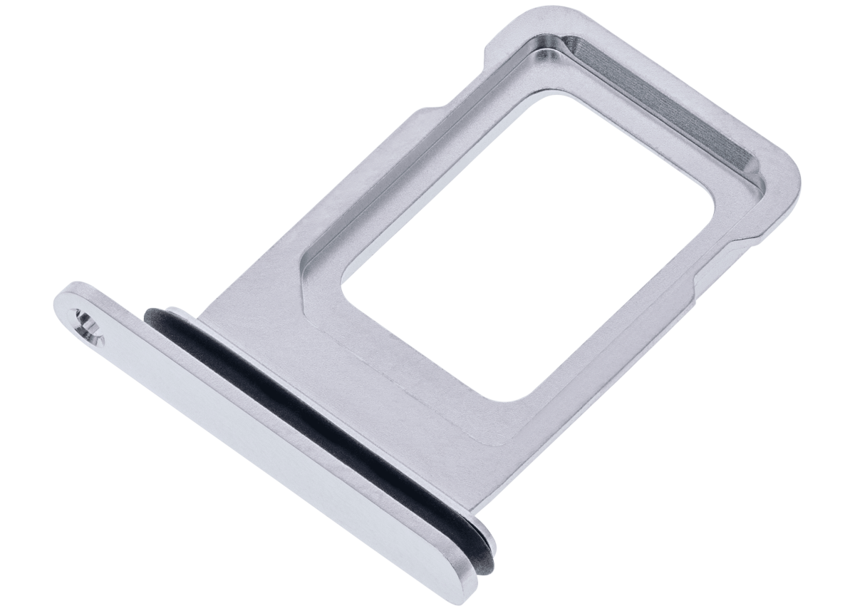 Iphone 11 Pro Max ile Uyumlu Tek Sim Kart Tepsisi / 11 Pro Max Gümüş ile Uyumlu - Görsel 4