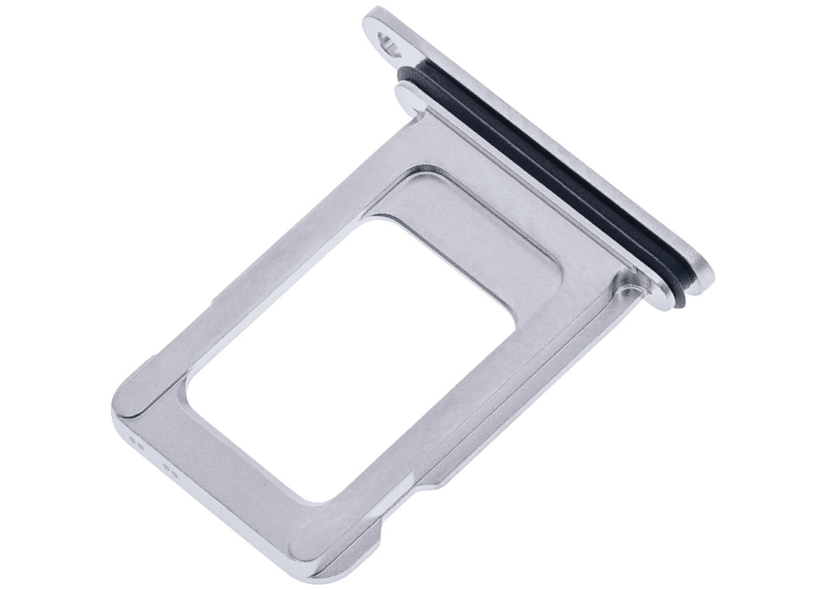 Iphone 11 Pro Max ile Uyumlu Tek Sim Kart Tepsisi / 11 Pro Max Gümüş ile Uyumlu - Görsel 5
