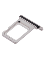 Iphone 11 Pro ile Uyumlu Çift Sim Kart Tepsisi / 11 Pro Max Mat Gümüş ile Uyumlu - Görsel 2
