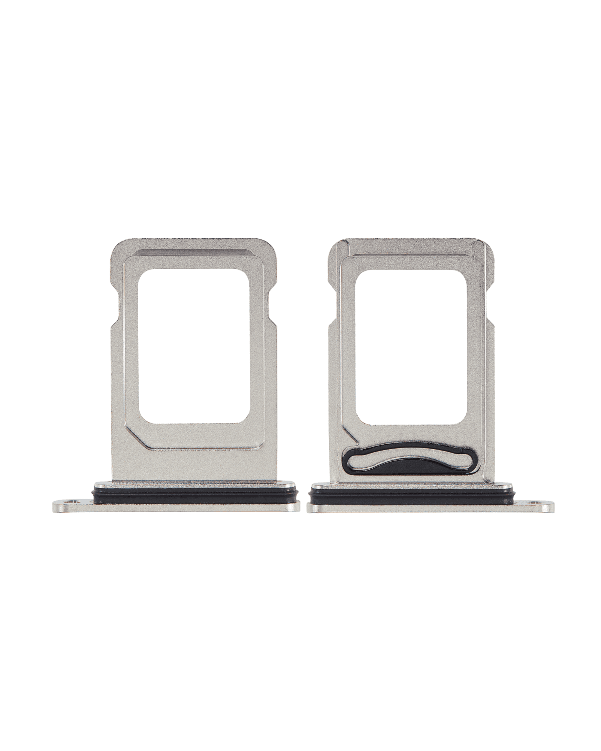 Iphone 11 Pro ile Uyumlu Çift Sim Kart Tepsisi / 11 Pro Max Mat Gümüş ile Uyumlu - Görsel 5