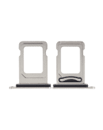 Iphone 11 Pro ile Uyumlu Çift Sim Kart Tepsisi / 11 Pro Max Mat Gümüş ile Uyumlu - Görsel 5