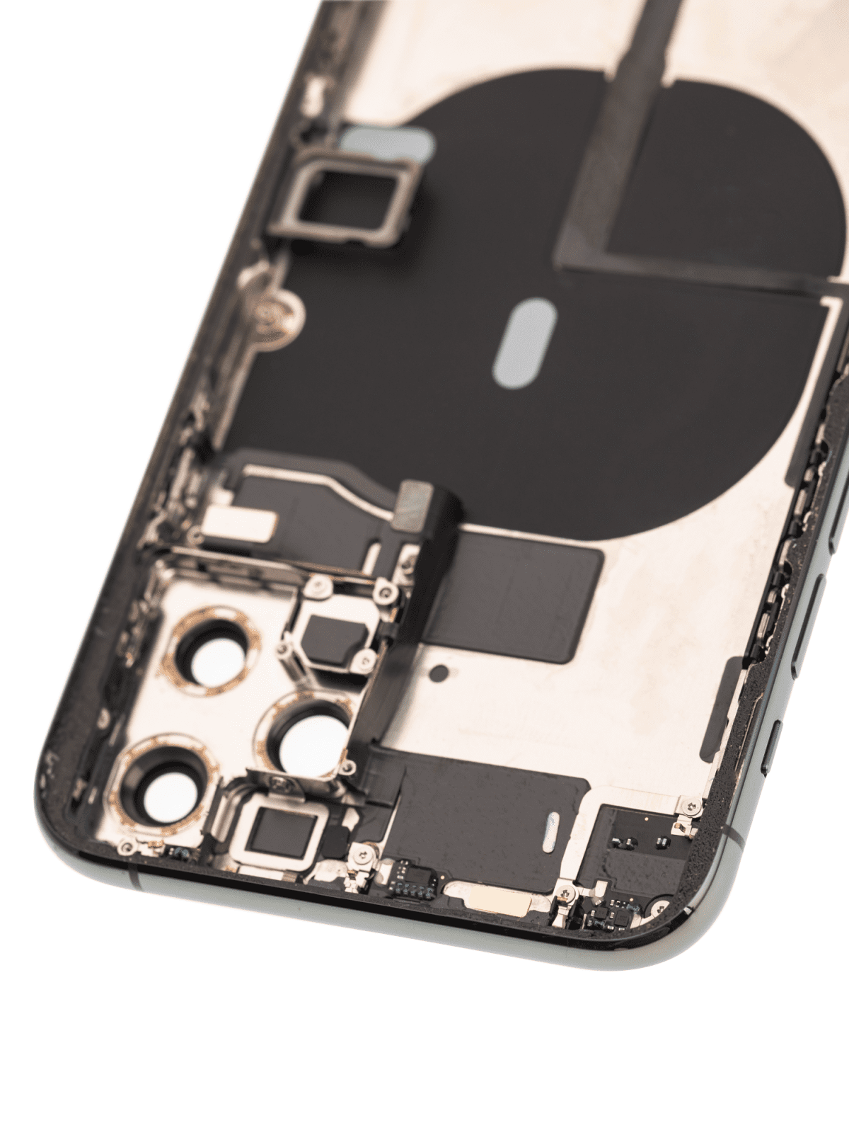 Iphone 11 Pro ile Uyumlu Kasa Bileşenler Önceden Takılmış ile Uyumlu Kasa  Gece ​​Yarısı Yeşili - Görsel 4