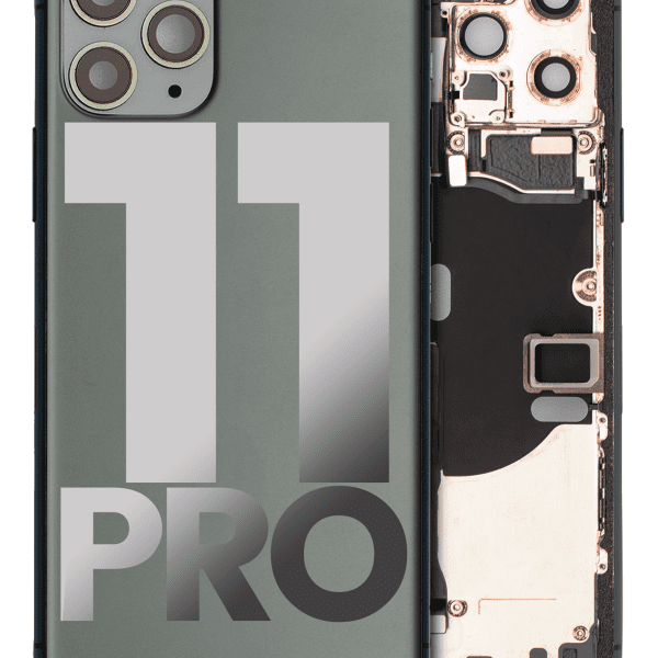 Iphone 11 Pro ile Uyumlu Kasa Bileşenler Önceden Takılmış ile Uyumlu Kasa  Gece ​​Yarısı Yeşili