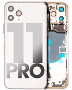 Iphone 11 Pro ile Uyumlu Kasa Bileşenler Önceden Takılmış ile Uyumlu Kasa  Gümüş