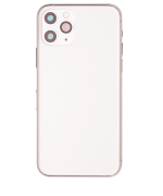 Iphone 11 Pro ile Uyumlu Kasa Bileşenler Önceden Takılmış ile Uyumlu Kasa Kasa Gümüş - Görsel 5