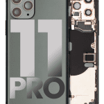 Iphone 11 Pro ile Uyumlu Kasa Bileşenler Önceden Takılmış ile Uyumlu Kasa Kasa Mat Gece Yarısı Yeşili