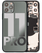 Iphone 11 Pro ile Uyumlu Kasa Bileşenler Önceden Takılmış ile Uyumlu Kasa  Mat Gece Yarısı Yeşili