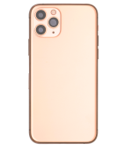 Iphone 11 Pro ile Uyumlu Kasa Bileşenler Önceden Takılmış ile Uyumlu Kasa  Mat Gold - Görsel 5