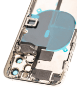 Iphone 11 Pro ile Uyumlu Kasa Bileşenler Önceden Takılmış ile Uyumlu Kasa  Mat Gümüş - Görsel 4