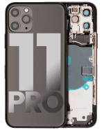 Iphone 11 Pro ile Uyumlu Kasa Bileşenler Önceden Takılmış ile Uyumlu Kasa  Mat Uzay Grisi